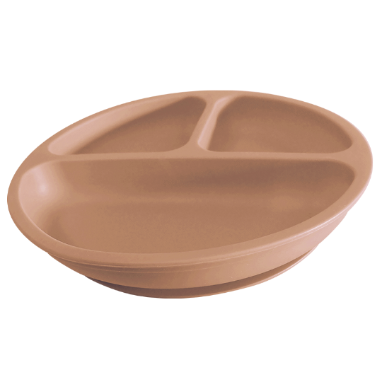 Divided Suction Plate - Tan