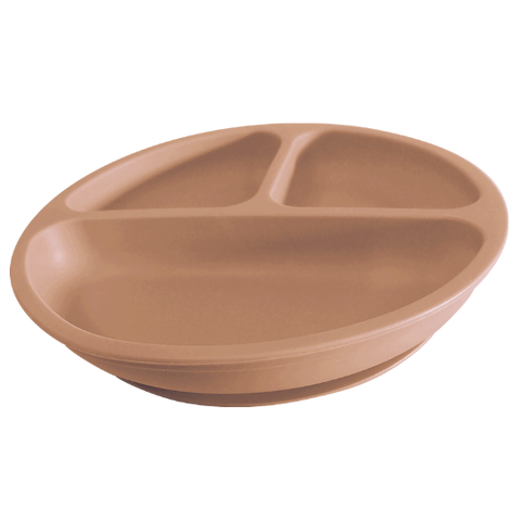 Divided Suction Plate - Tan