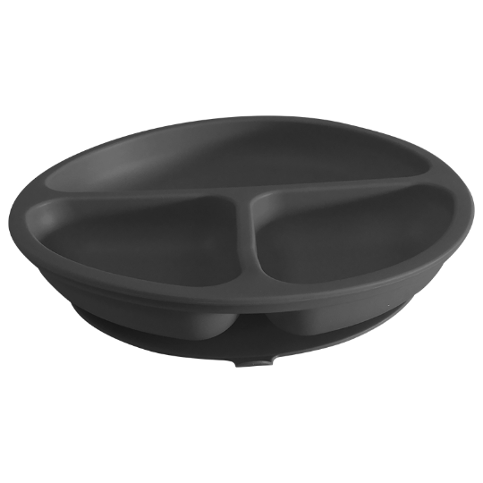 Divided Suction Plate - Dark Grey