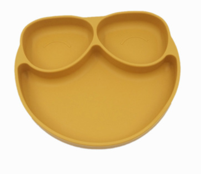 Owl Suction Plate  - Yellow