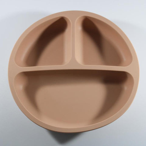 Divided Suction Plate - Tan