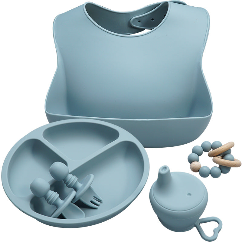 5 Piece Silicone Weaning Kit- Blue