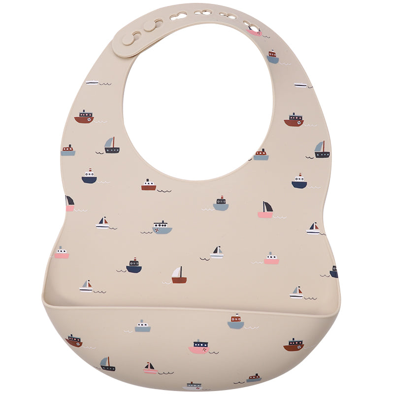 Waterproof Silicone Bibs - Boats