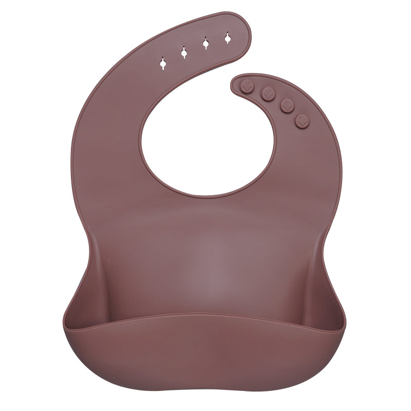 Waterproof Silicon Bib - Clay