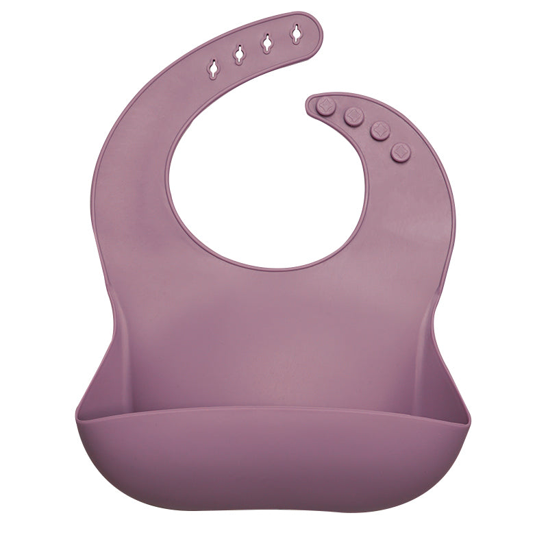 Waterproof Silicone Bibs - Dusty Lilac