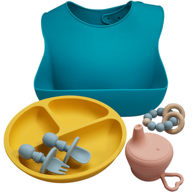 5 Piece Silicone Weaning Kit - Mixed