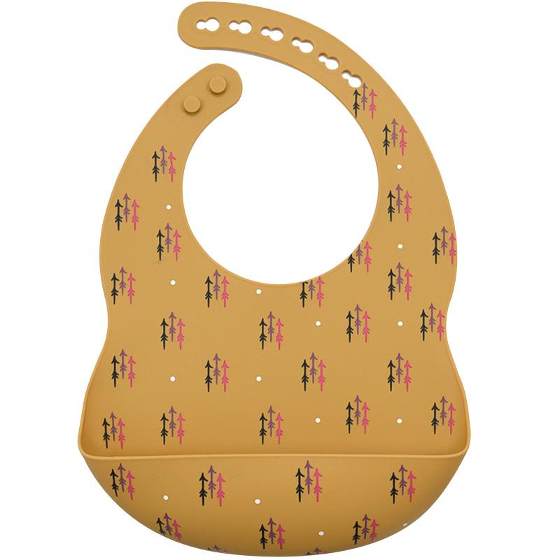 Easy Clean Silicone Bibs -Arrows - Wholesale