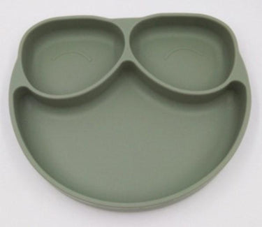 Owl Suction Plate  - Sage - Wholesale