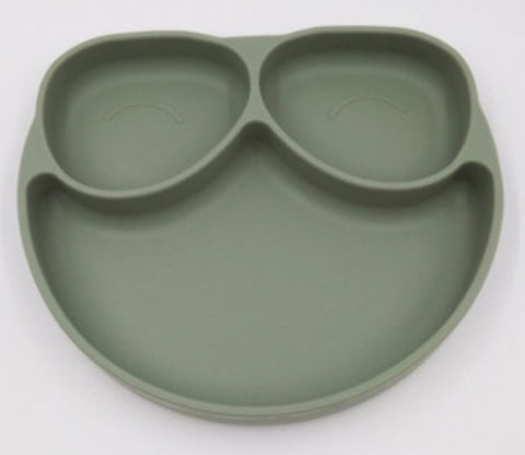 Owl Suction Plate  - Sage