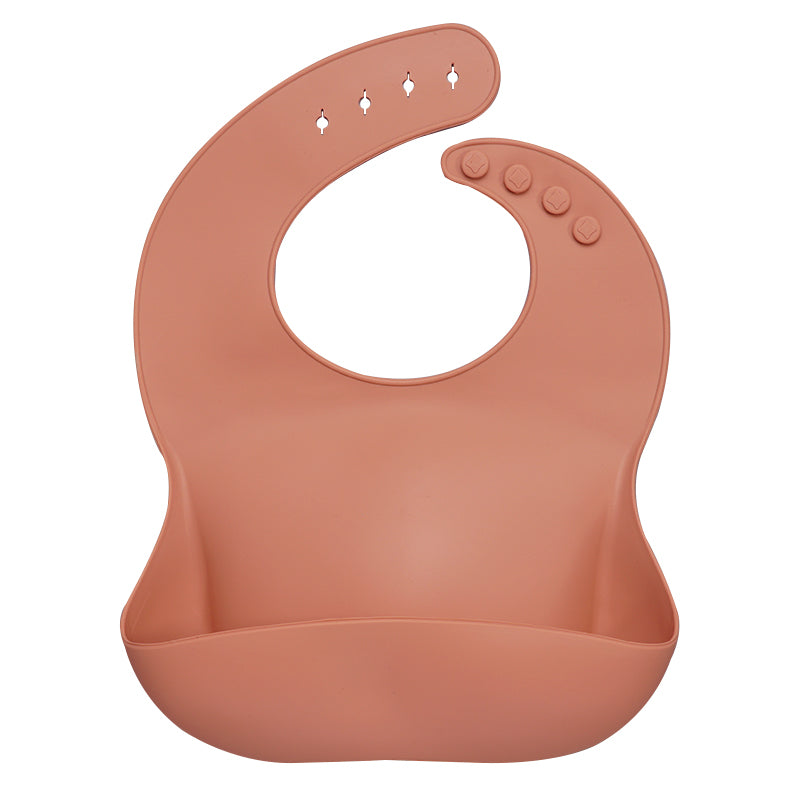 Waterproof Silicone Bib - Spiced Pumpkin